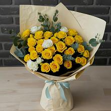 Букет цветов из:  Розы #REPLACE_PRED# Пучежи