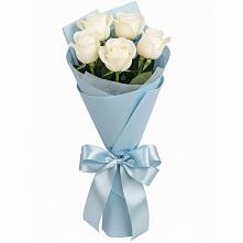 Букет 5 Белых роз Проуд #REPLACE_PRED# Пучежи