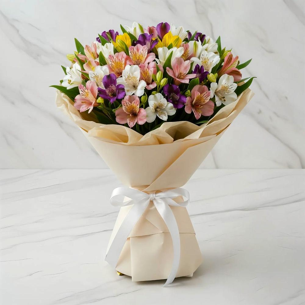 Букет цветов из: Альстромерии в Пучежи