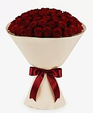 Букет 101 Бордовая роза Блэк Бакарра в Пучежи
