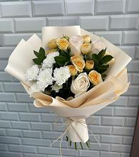 Букет цветов из:  Розы и Хризантемы в Пучежи