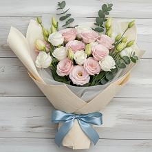 Букет цветов из:  Лизиантусы #REPLACE_PRED# Пучежи