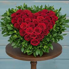 Цветочная композиция из Розы в виде сердца в Пучежи