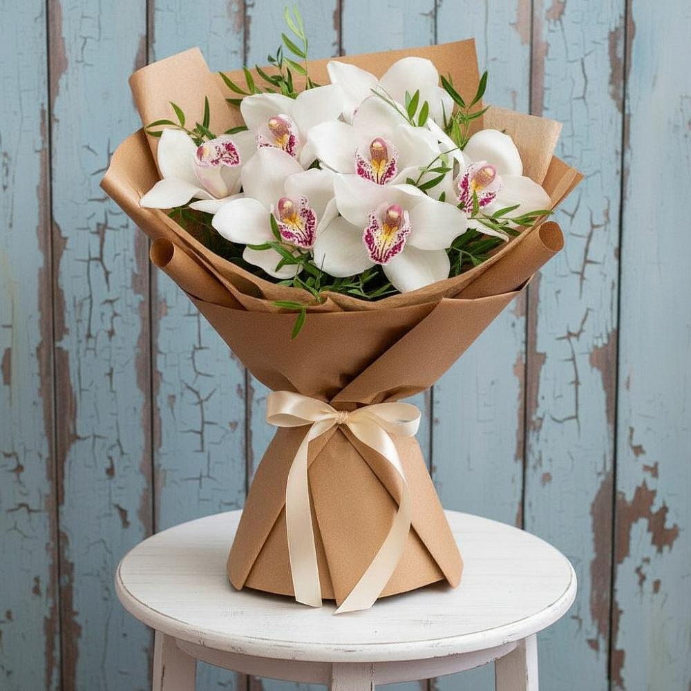 Букет цветов из: Орхидеи и Розы в Пучежи