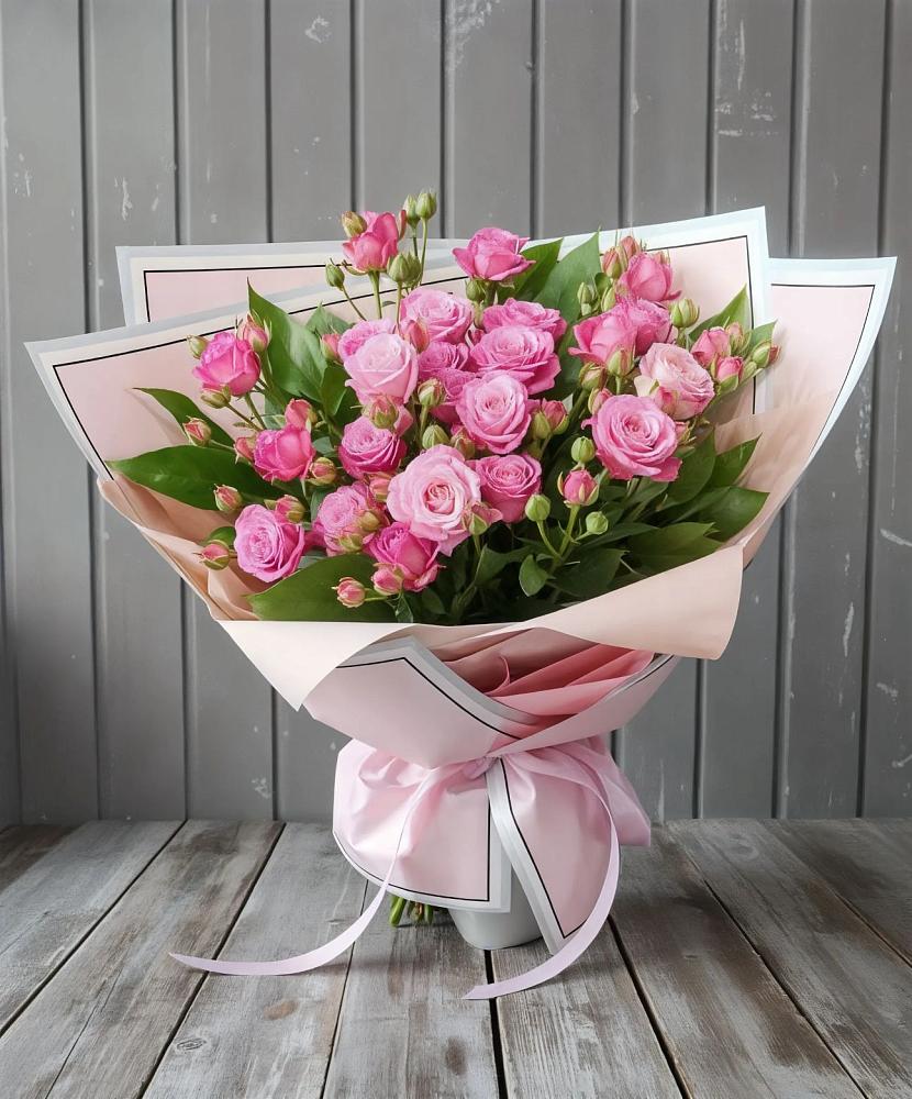 Букет Розовый кустик в Пучежи