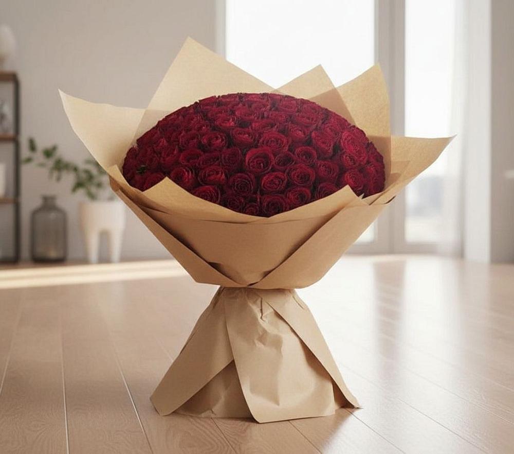 Букет 101 Красная роза в Пучежи