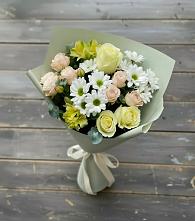 Букет цветов из:  Альстромерии, Розы и Хризантемы в Пучежи