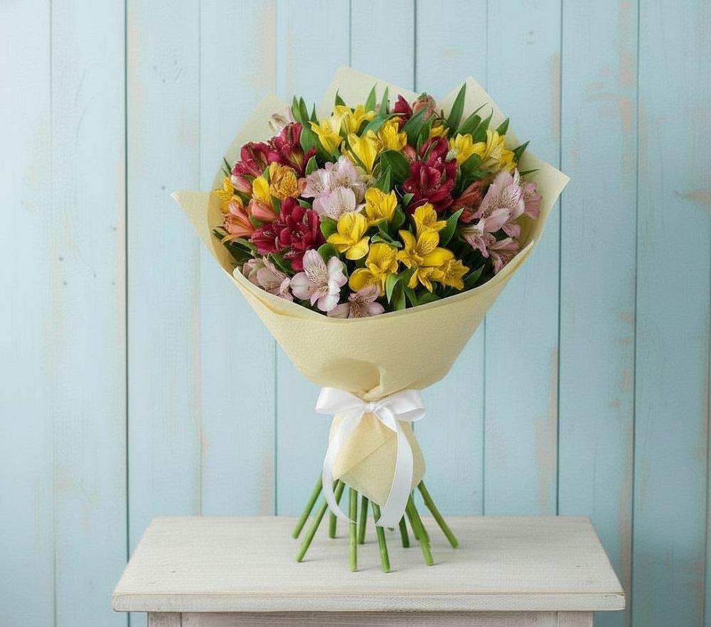 Букет цветов из: Альстромерии в Пучежи